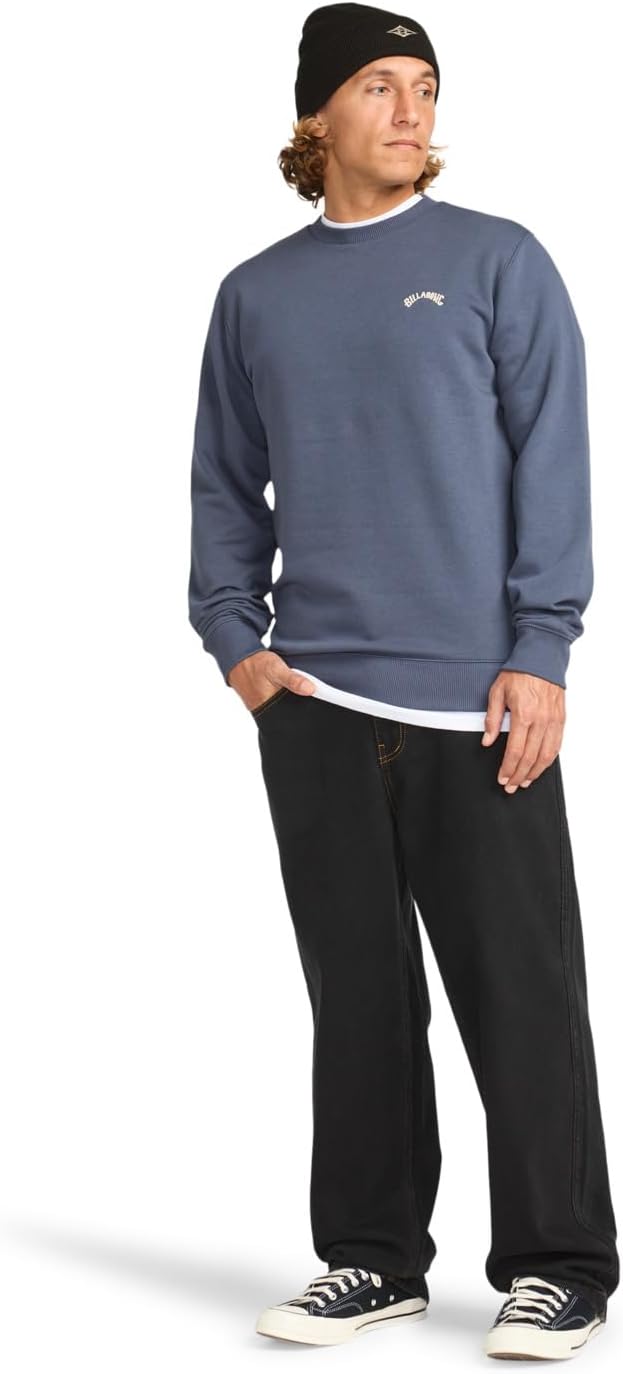 Billabong Herren Arch Cr Pullover (1er Pack) S Blau (Shady Blue), S Blau (Shady Blue)