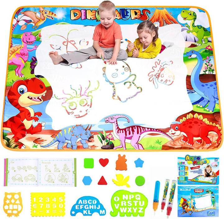 ALLCELE Wasser Doodle Matte Kinder ab 1 2 3 4 5 6 7 Jahre, Jungen Madchen Kinder Geschenke für Spiel