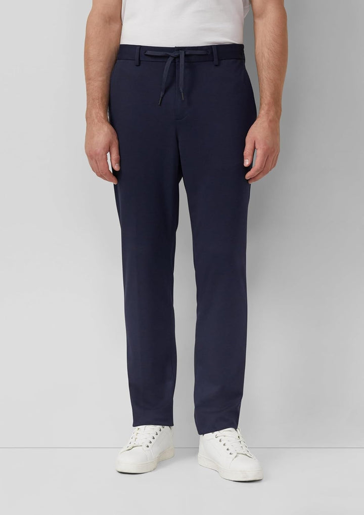 s.Oliver BLACK LABEL s.O Jogg: Anzughose aus Stretch-Jersey 25W Navy, 25W Navy