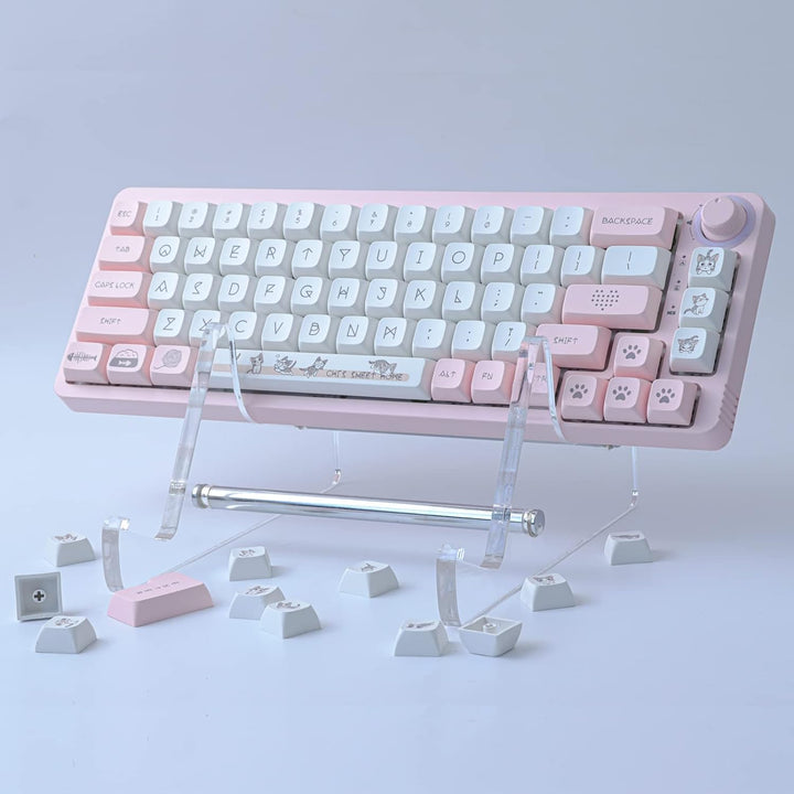 Sunzit XDA Keycaps PBT-Tastenkappen 136 Tasten Farbsublimation für MX-Schalter ISO/ANSI-Layout Mecha