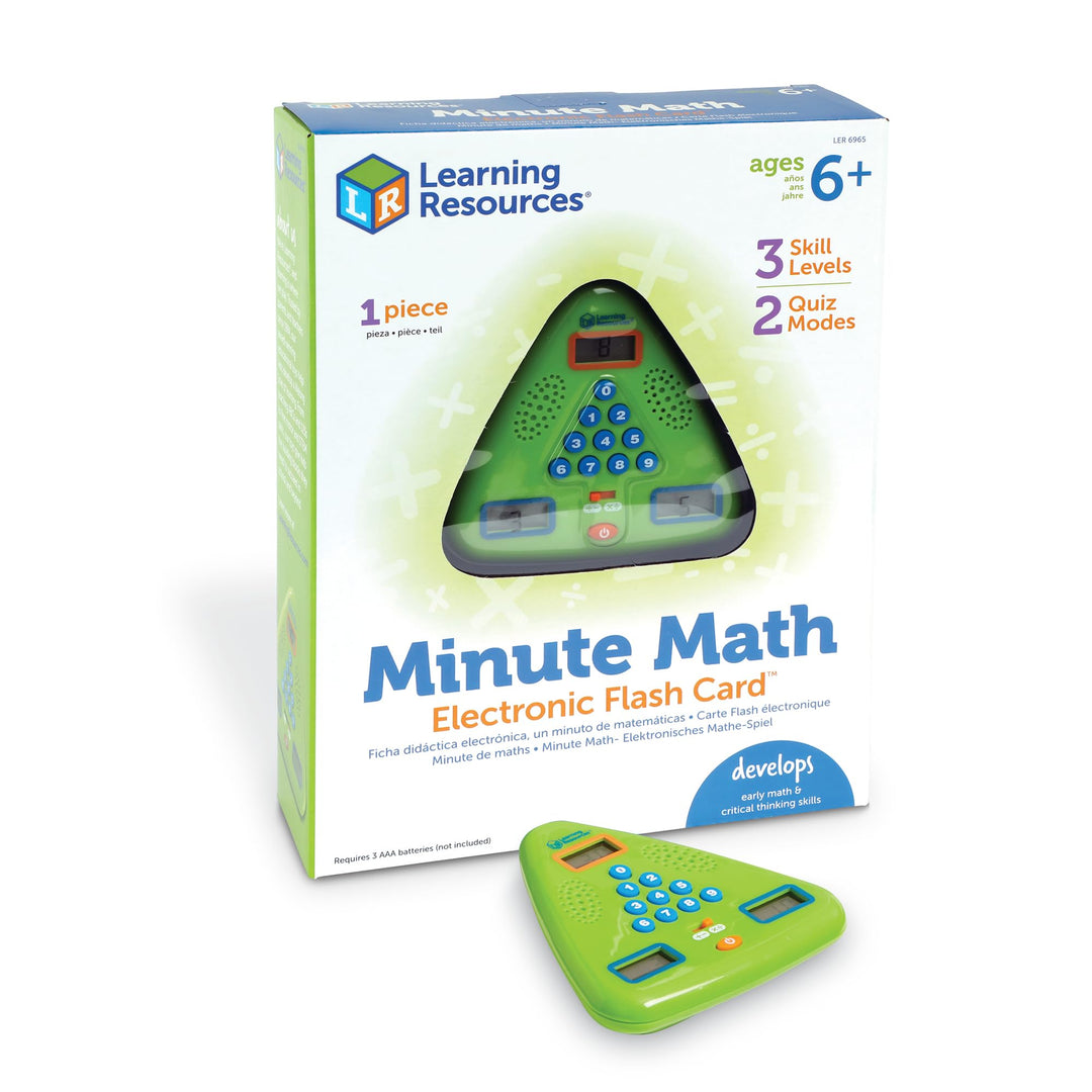 Learning Resources Minute Math- Elektronisches Mathe-Spiel, 20*24 centimeters