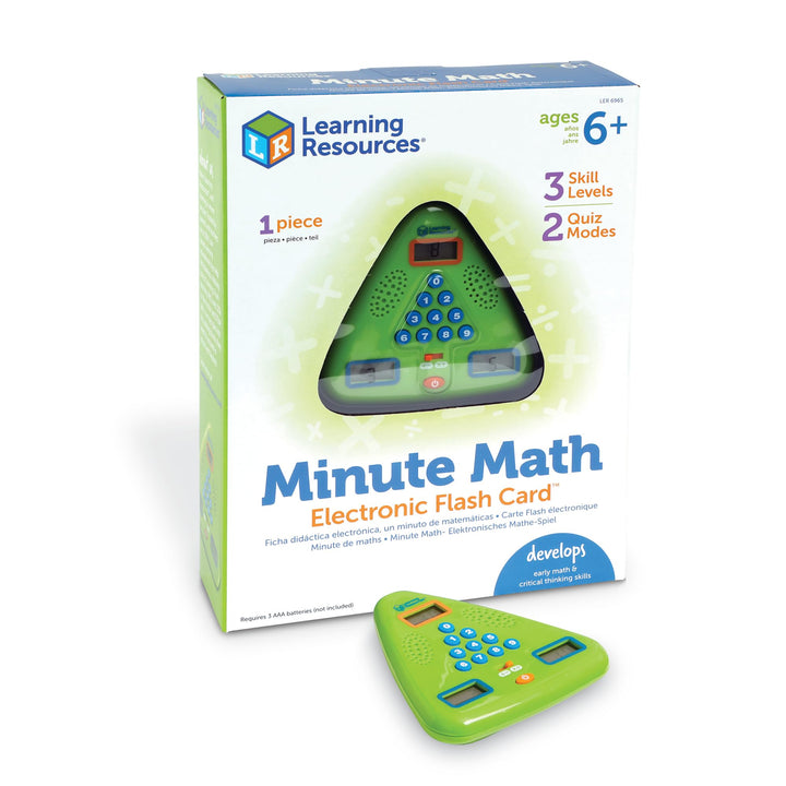 Learning Resources Minute Math- Elektronisches Mathe-Spiel, 20*24 centimeters