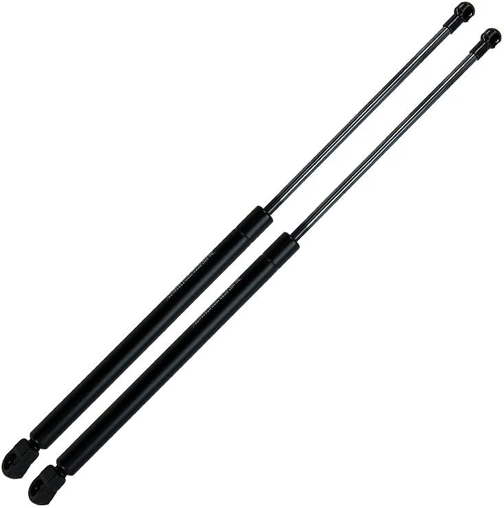 BESTPRICE 2x Gasfeder Heckklappe für AUDI A3 (8L1), Schwarz, Metall, Heck, 500 mm, 460N, Gasfeder