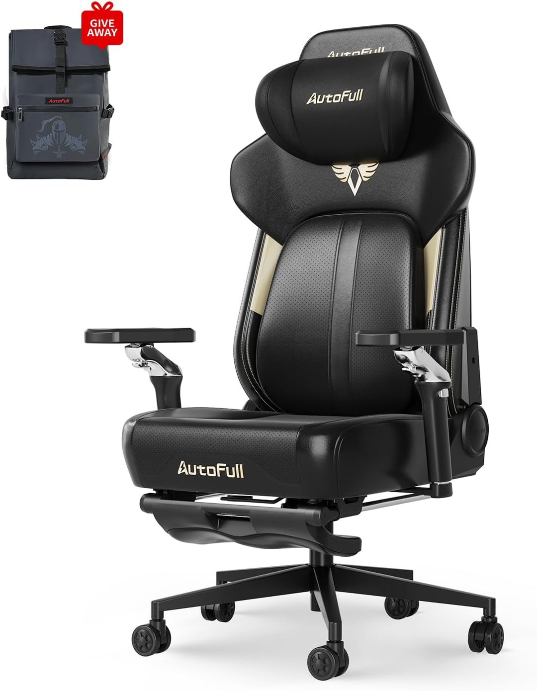 AutoFull M6 Ultra 2.0 Gaming Stuhl | Gaming Chiar Ergonomisch – Weltweit Erster mit Belüftung & Heiz