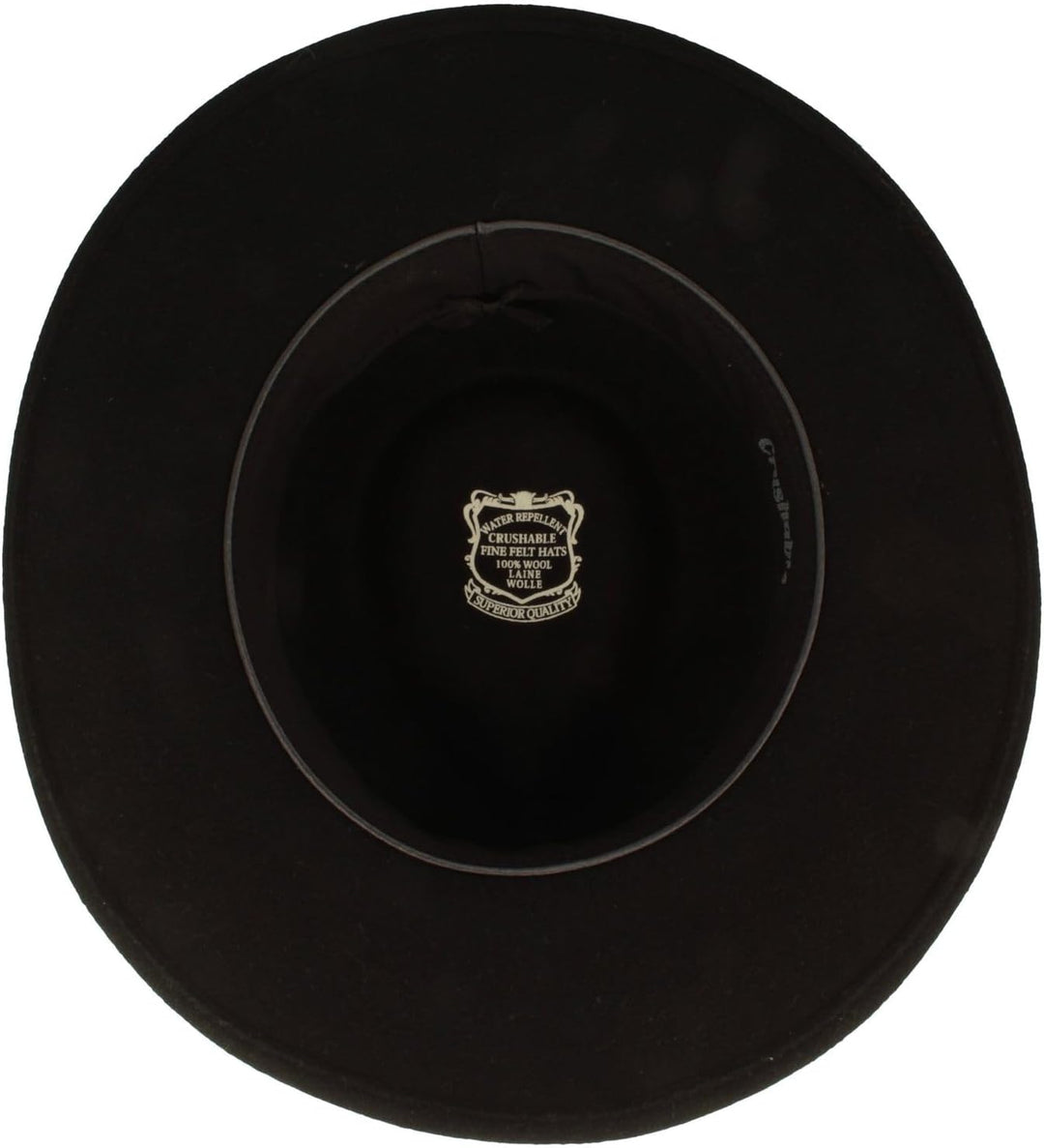 Breiter Rollbarer Outdoor Filzhut Trekkinghut 100% Wolle Hut Wasserabweisend Faltbar Ledergarnitur H