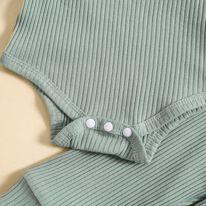 JiAmy Neugeborene Baby Mädchen Kleidung Rüschen Langarm Spitze Strampler Daddys Girl Bodysuit und La