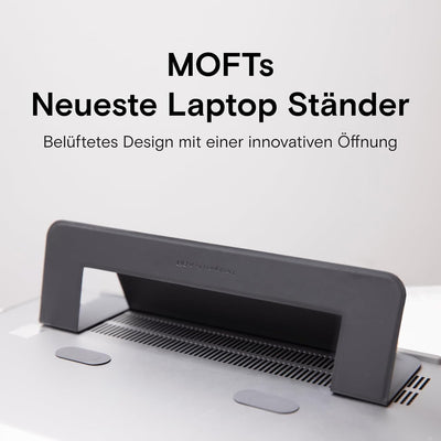 MOFT Invisible Airflow Laptopständer, mit Offenem Design für Wärmeableitung, Einstellbare Doppelwink