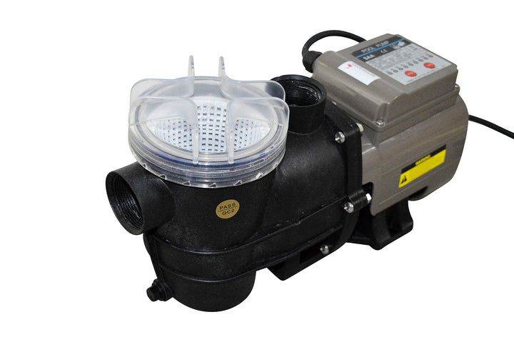 SPIRATO Poolpumpe Schwimmbad Filterpumpe mit Zeitschaltuhr und Vorfilter 72517