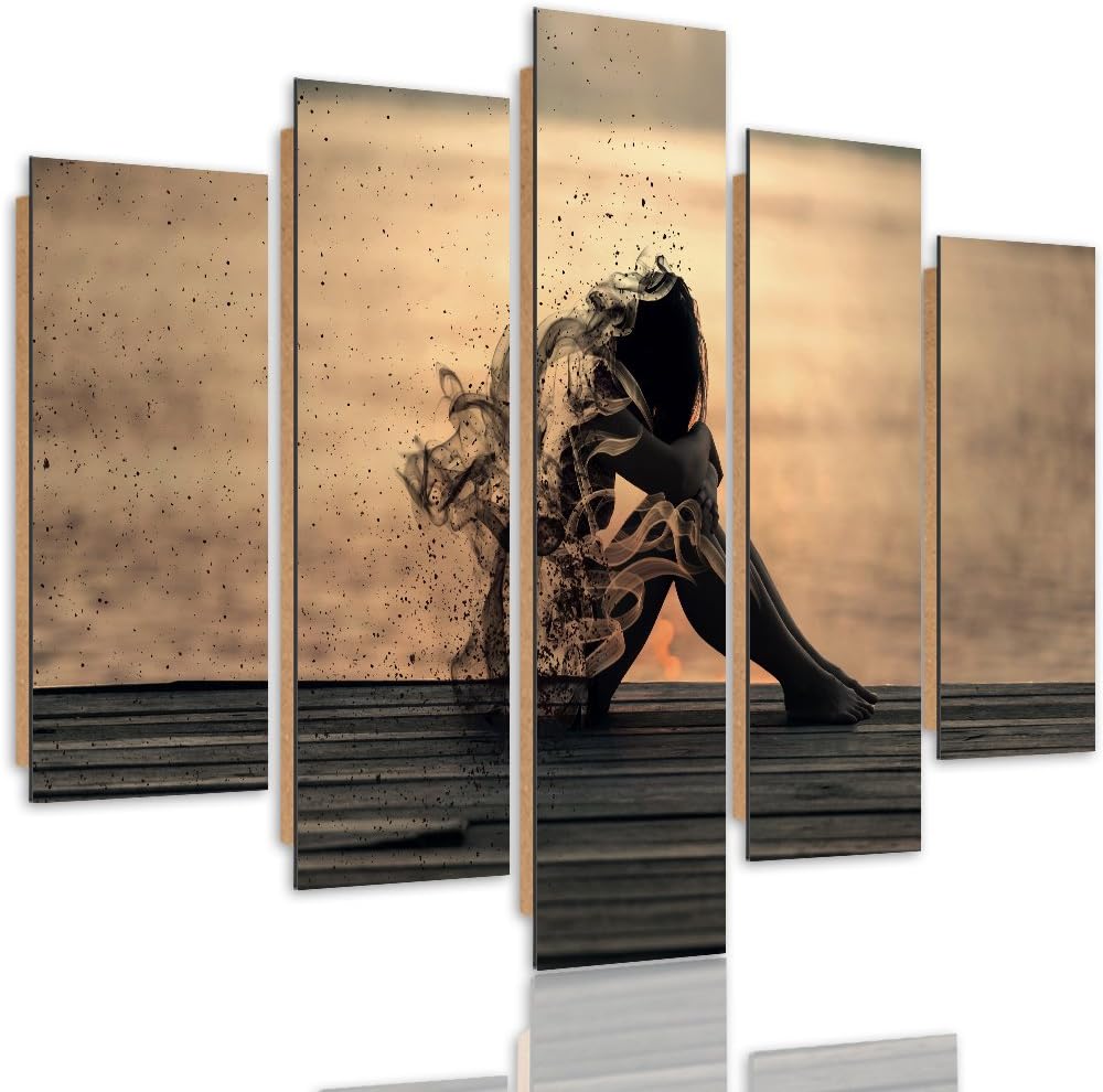 Feeby. Wandbild - 5 Teile - Deco Bild, gedrucktes Bild, Foto, Deco Panel, XXL, 5-Teilig, Typ A, 250x