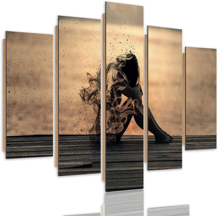 Feeby. Wandbild - 5 Teile - Deco Bild, gedrucktes Bild, Foto, Deco Panel, XXL, 5-Teilig, Typ A, 250x