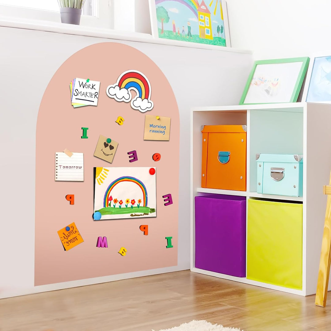 Magnettafel Kinder Selbstklebend : Magnetwand Kinderzimmer 80×100 cm Bogen - Kamelrosa Kamelrosa 80*