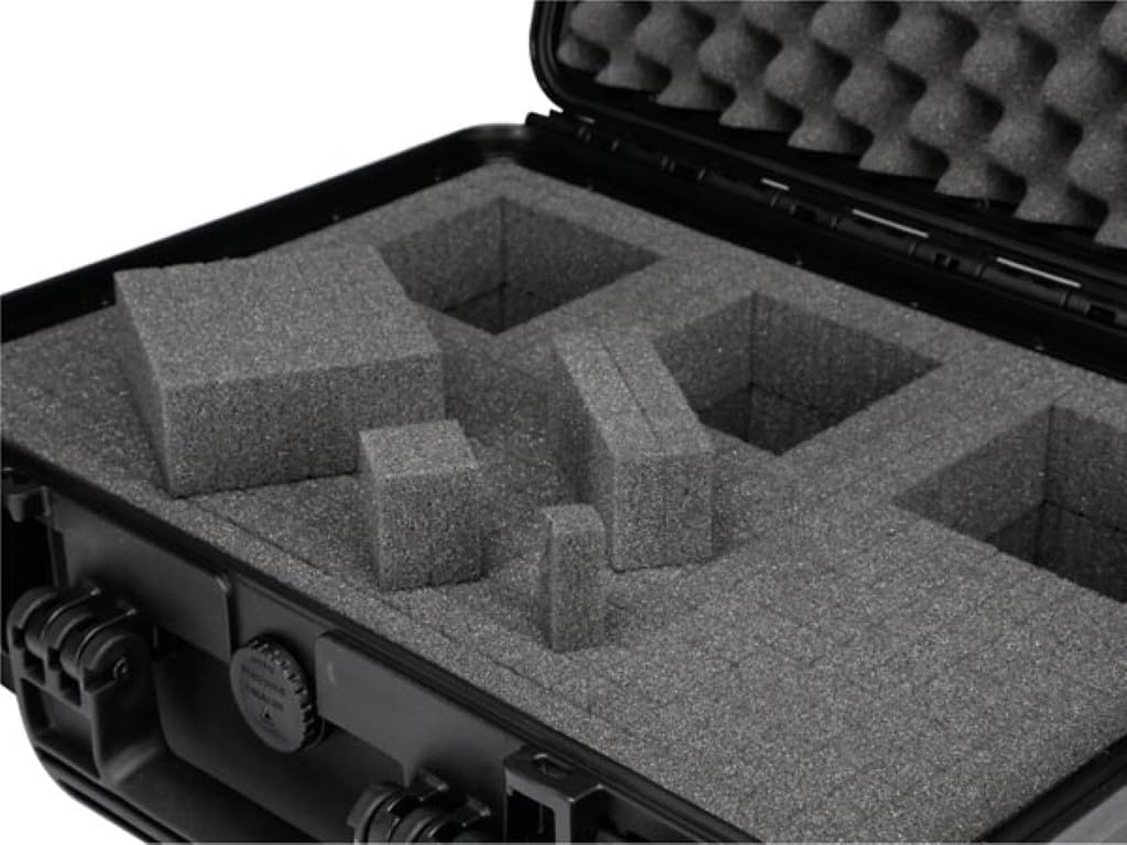 Perel Outdoor Koffer (B x H x T) 594 x 270 x 473mm Schwarz HC540SH245, mittel, Schwarz