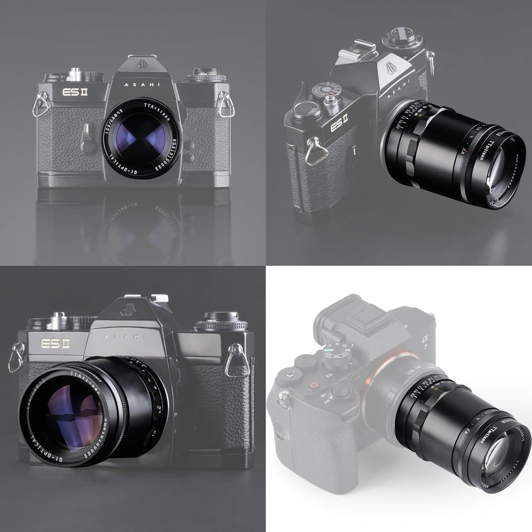 TTArtisan 100mm F2.8 M42-Objektiv Soap Bubble Bokeh-Objektiv, kompatibel mit M42-Mount-Kamera und An