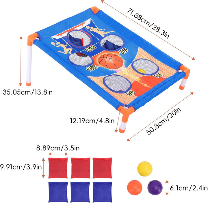 Matybobe Sitzsack-Wurfspielset für Im Innen- und Aussenbereich, für Reisen mit Kindern, Corn Hole-Sp