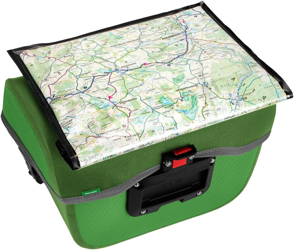 VAUDE Fahrrad Lenkertasche Aqua Box, 6 Liter Volumen, wasserdicht verschweisst Einheitsgrösse Parrot
