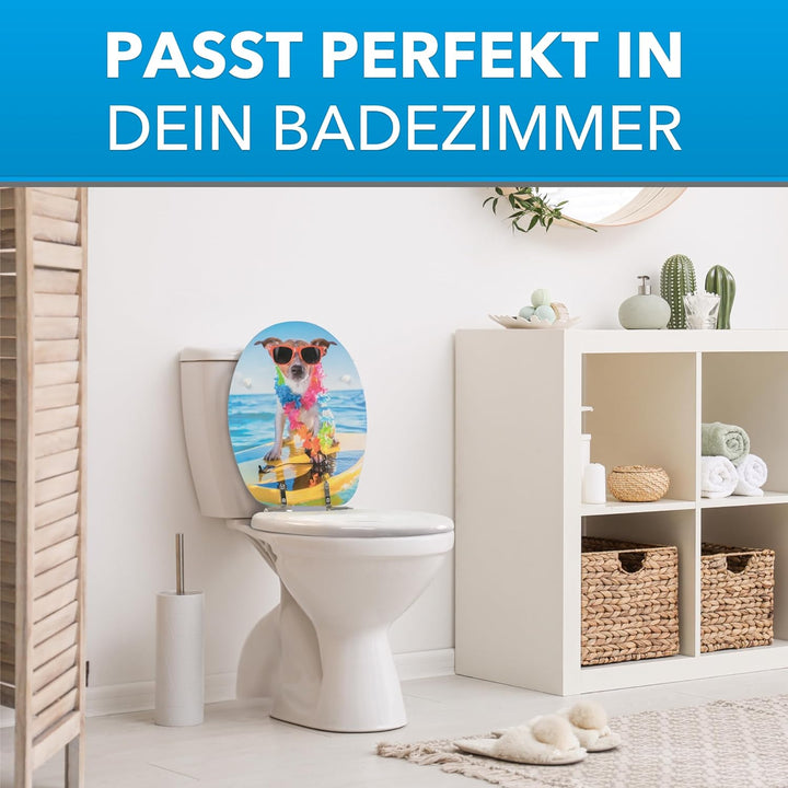 Xonic Design WC-Sitz - Premium Klo-Deckel - Toilettensitz mit Absenkautomatik - hochwertige Klobrill
