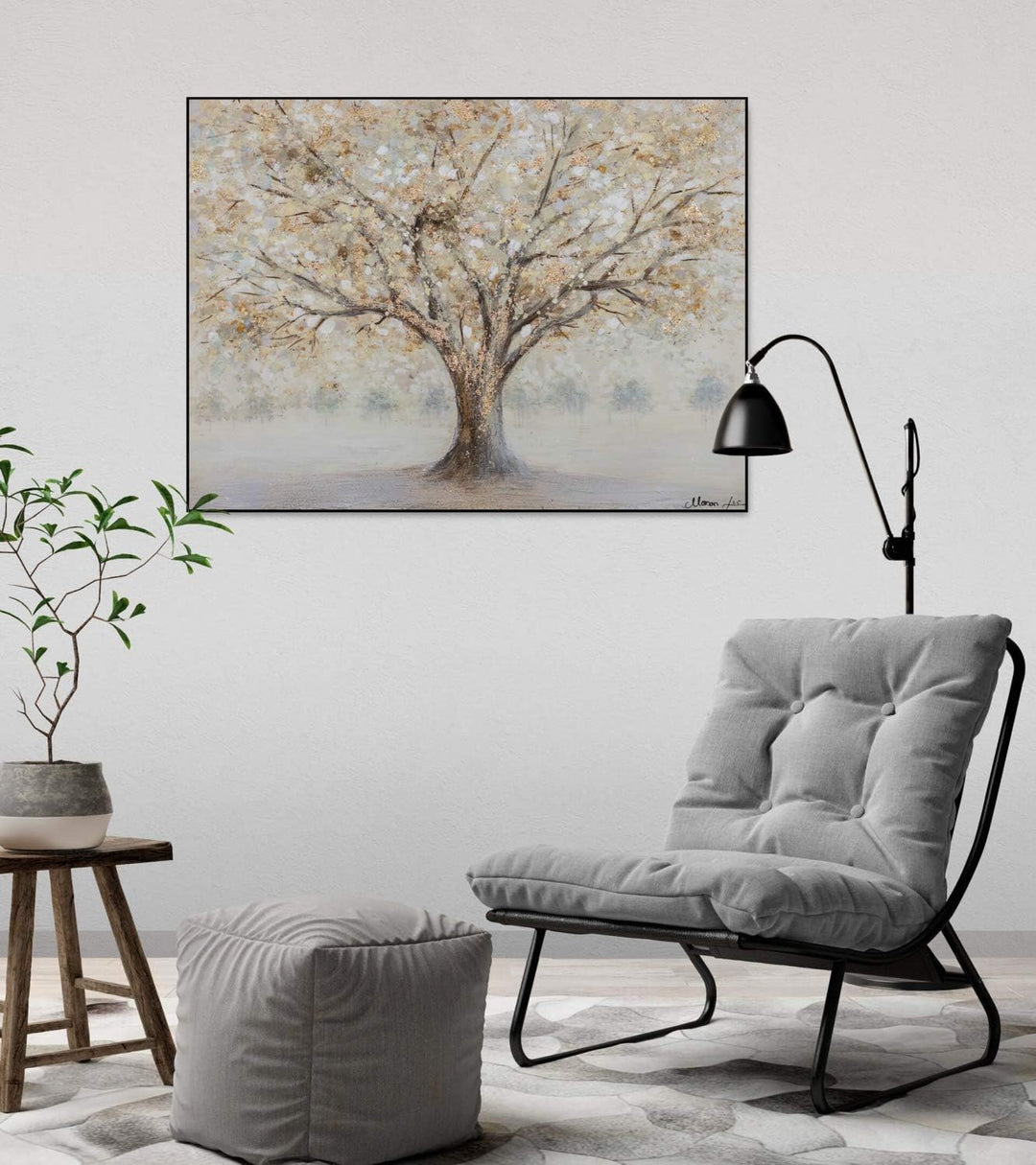 KunstLoft Leinwandbild | 100% HANDGEMALT | 100x75cm | Gemälde &