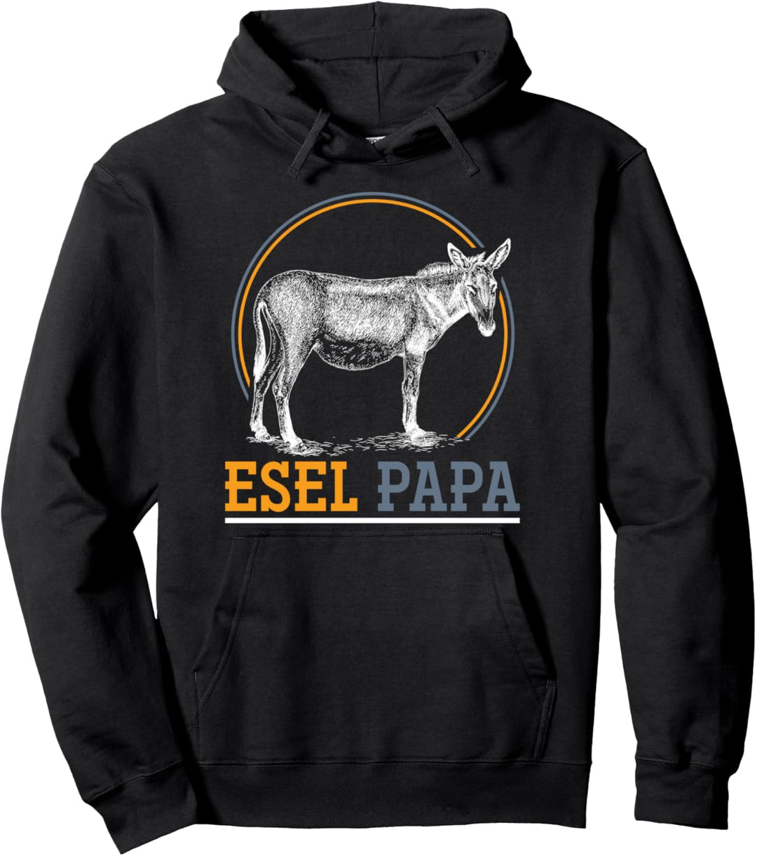 Bauernhof Tiere Geschenk zum Vatertag Farmer Esel Pullover Hoodie