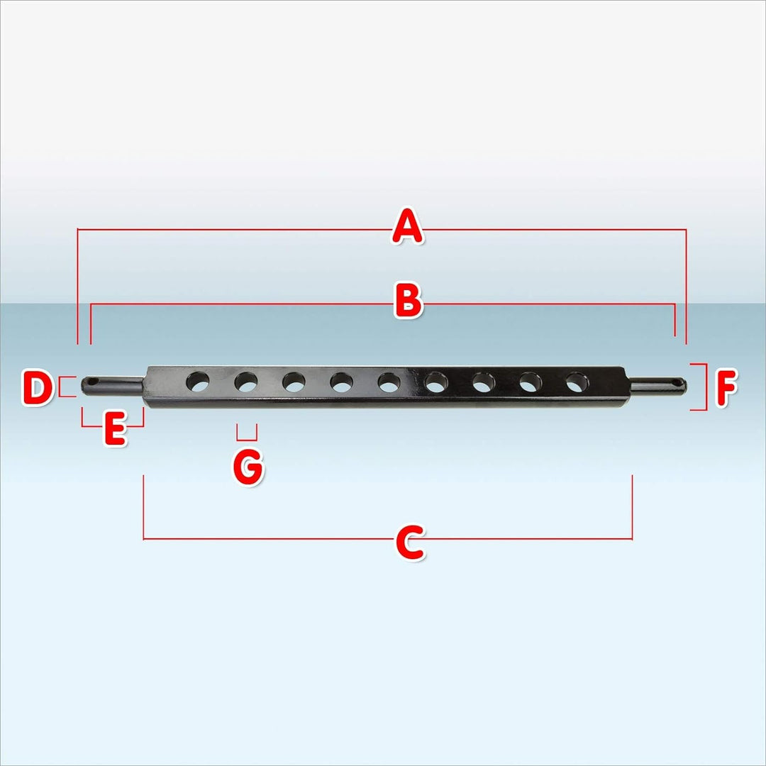 DEMA Ackerschiene 80 cm Kat. II