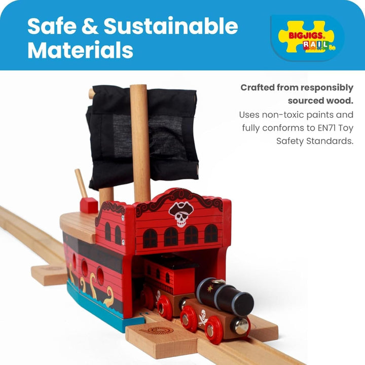 Bigjigs Rail Piratenschiff