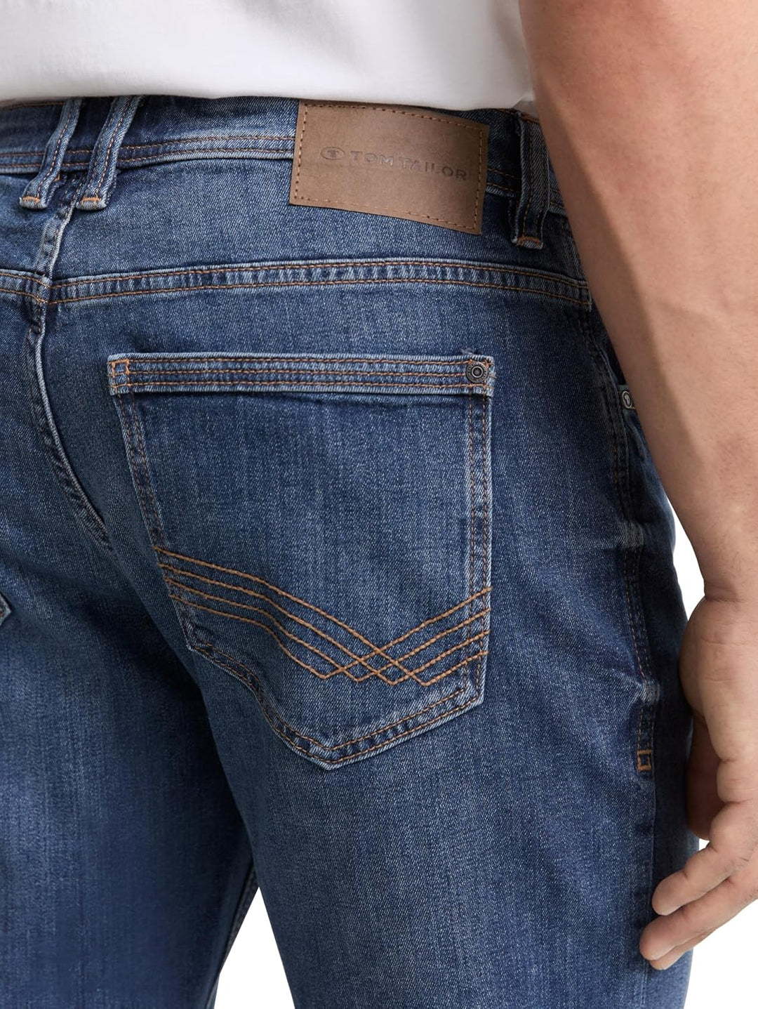 TOM TAILOR Herren Marvin Straight Jeans 29W / 32L 10119 - Used Mid Stone Blue Denim, 29W / 32L 10119