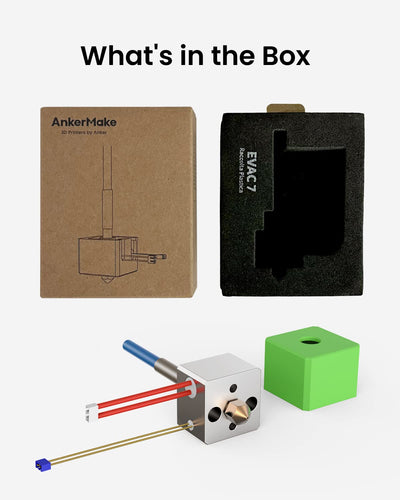 AnkerMake M5 Heizelement Set, vollständig montiert mit Düse, Heizblock, Heizkartusche, NTC-Thermisto