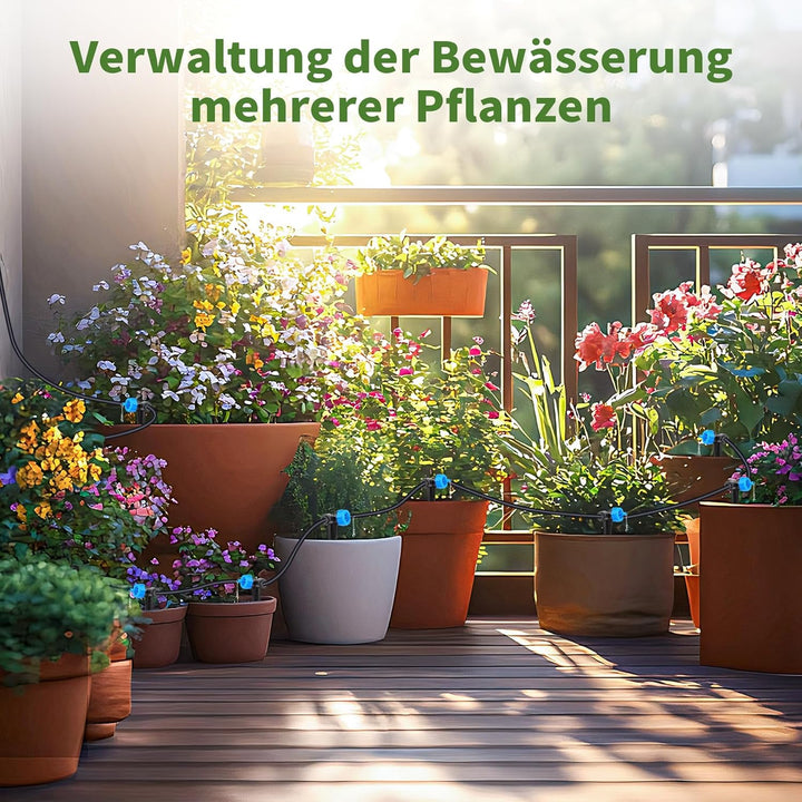 60PCS Garten BewässerungsSystem, Tropfbewässerung Kit, Wassersparende Bewässerung Kit mit 60 Stücke