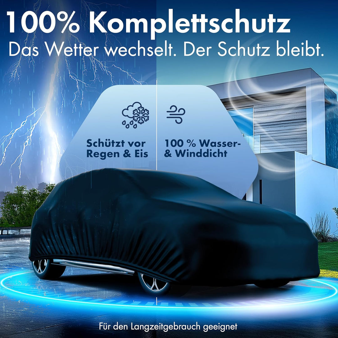 Walser Abdeckplane Auto All Weather, Abdeckplane wasserdicht, 100% wetterfeste Auto Abdeckplane, Aut