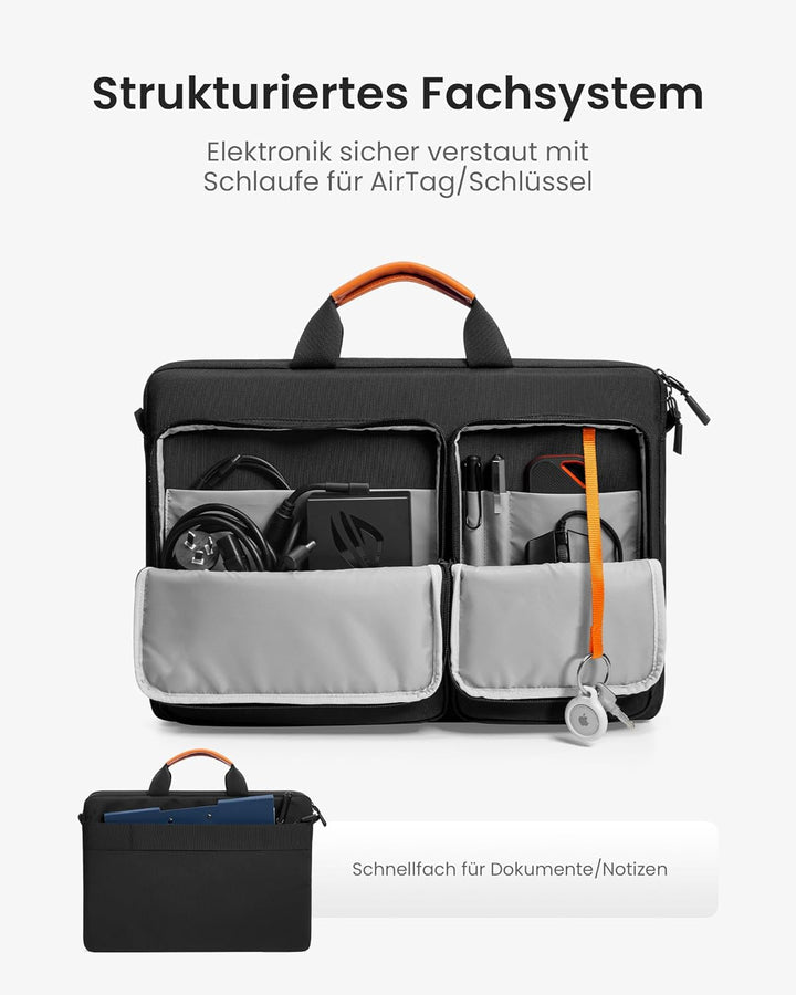 tomtoc 17,3 Zoll Laptop Tasche Schultertasche Umhängetasche für 2023 ASUS ROG Strix Scar 18 G834JY-X