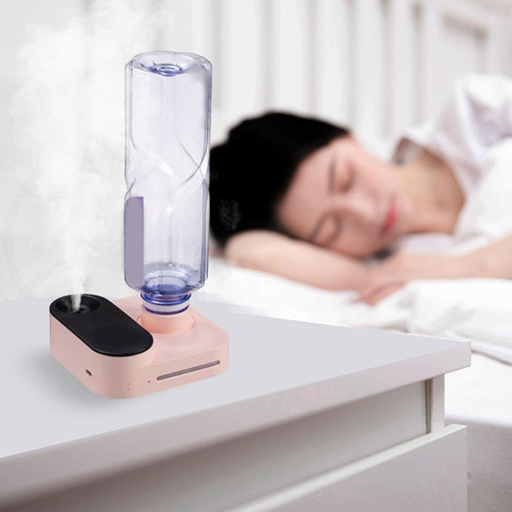 Mini-Wasserflaschen-Luftbefeuchter, Kompaktes Design, USB-Aufladung, Grosses Spray, Tragbarer Kabell