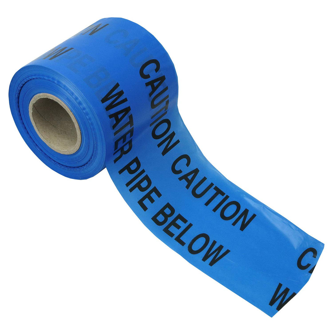 Faithfull FAITAPEUWAT TAPEUWAT Warning Tape 365m-Water, Turquoise, Water