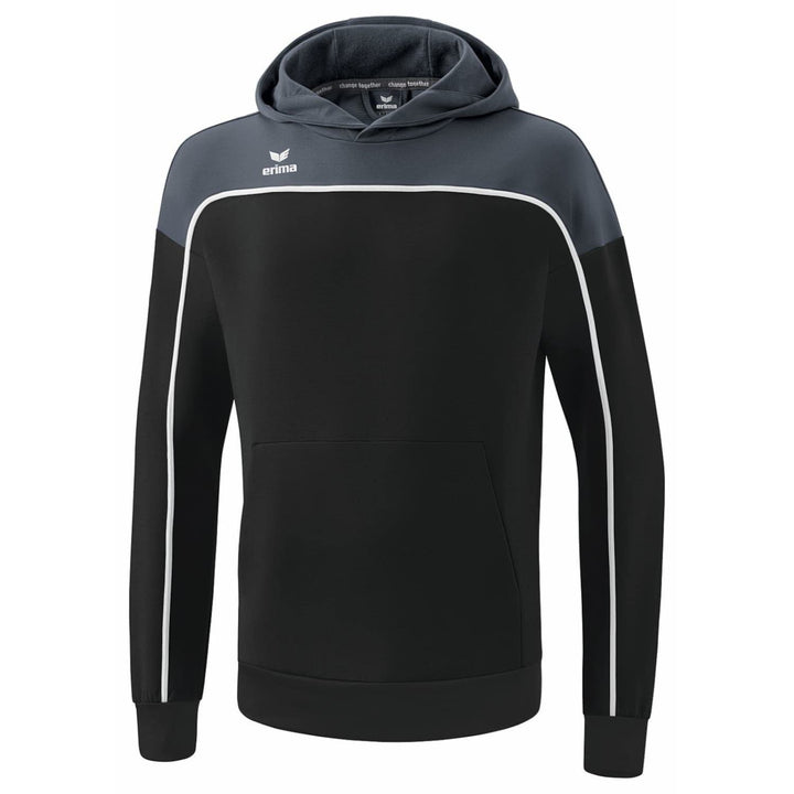Erima Herren „CHANGE by erima" Kapuzensweat S Black Grey/Slate Grey/Weiss, S Black Grey/Slate Grey/W