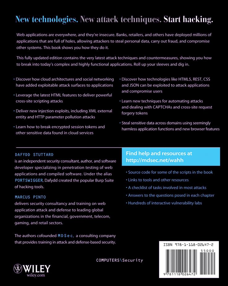 The Web Application Hacker's Handbook: Discovering and Exploiting Security Flaws