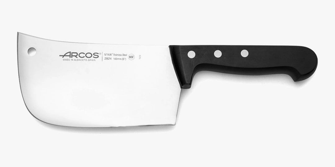 Arcos 282404 Serie Universal - Hackmesser - Klinge Nitrum Edelstahl 160 mm - HandGriff Polyoxymethyl