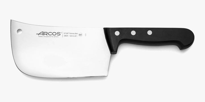 Arcos 282404 Serie Universal - Hackmesser - Klinge Nitrum Edelstahl 160 mm - HandGriff Polyoxymethyl