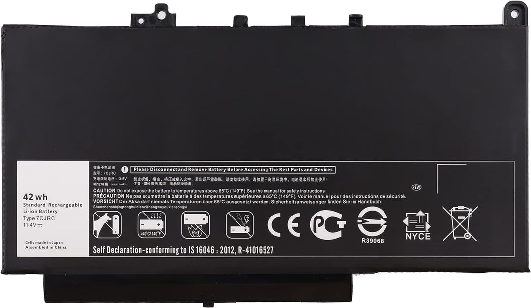 swark Laptop Akku 7CJRC kompatibel mit [Dell] Latitude 7470 7270 E7470 E7270 Series KNM09 TX283 21X1