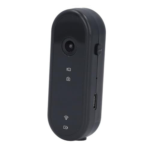Tonysa WiFi Actionkamera, 1080P HD, Weitwinkel, Tragbare Dashcam für Radfahren, Motorrad-Vlogging, m
