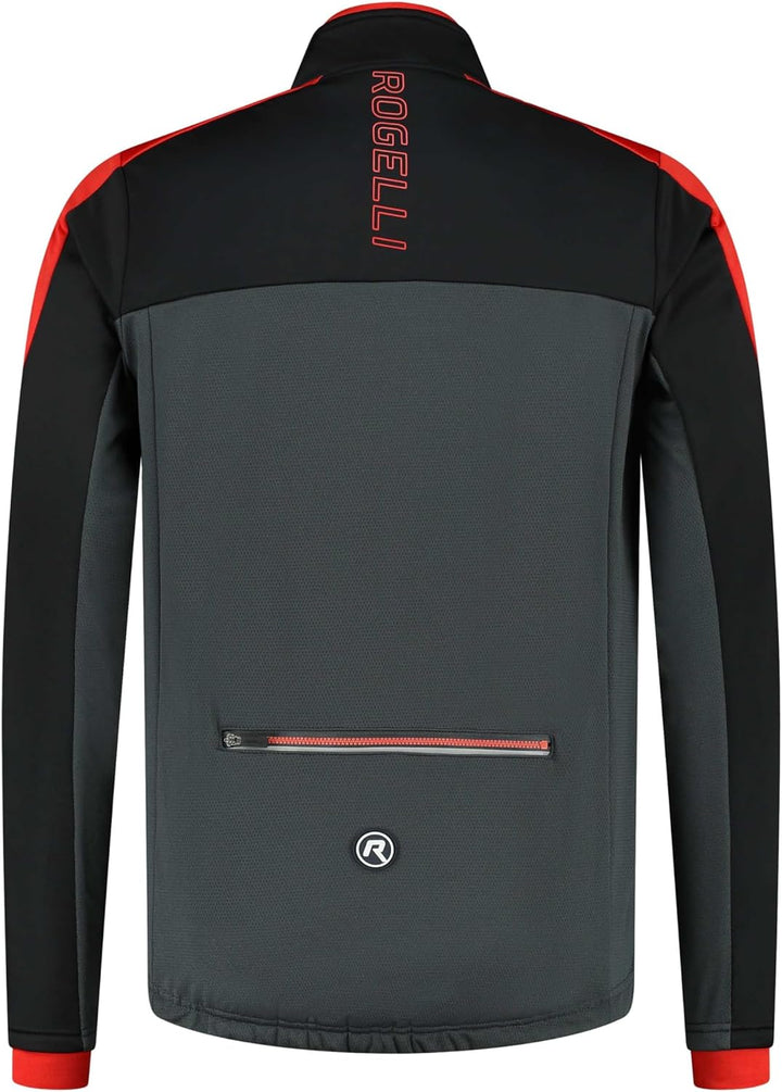 Rogelli Freeze Fahrradjacke Herren Winter - Atmungsaktiv, Wasserabweisend und Winddicht - Radjacke -