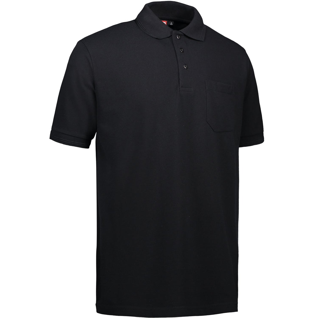 Pionier 41079-5XL Poloshirt 320 PRO Wear mit Tasche Grösse 5XL in schwarz