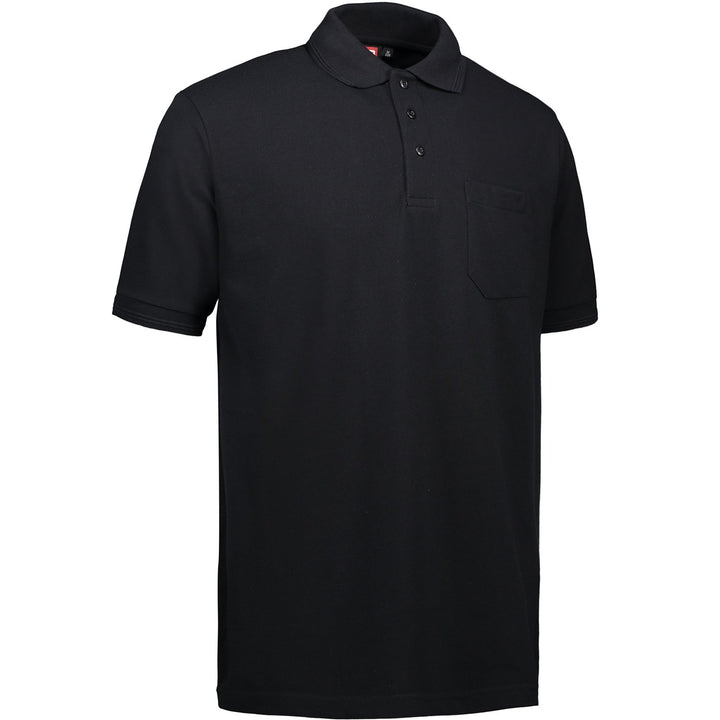 Pionier 41079-5XL Poloshirt 320 PRO Wear mit Tasche Grösse 5XL in schwarz