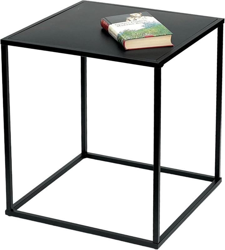 DanDiBo Couchtisch Schwarz Metall S Beistelltisch Wohnzimmer 96252 Tisch Beistelltisch 42 cm Sofatis