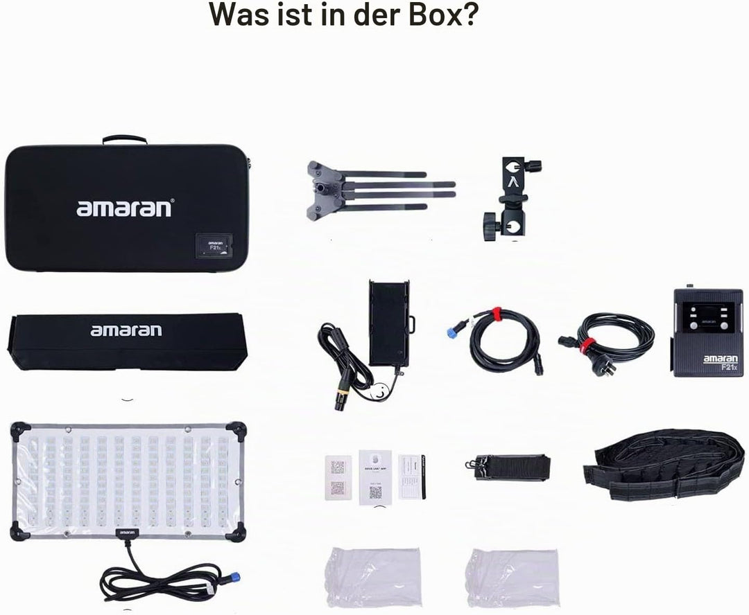 Aputure Amaran F21x 100W Flex LED Light Mat, Bi-Color 2500K-7500K Video Light Support DMX Sidus Link