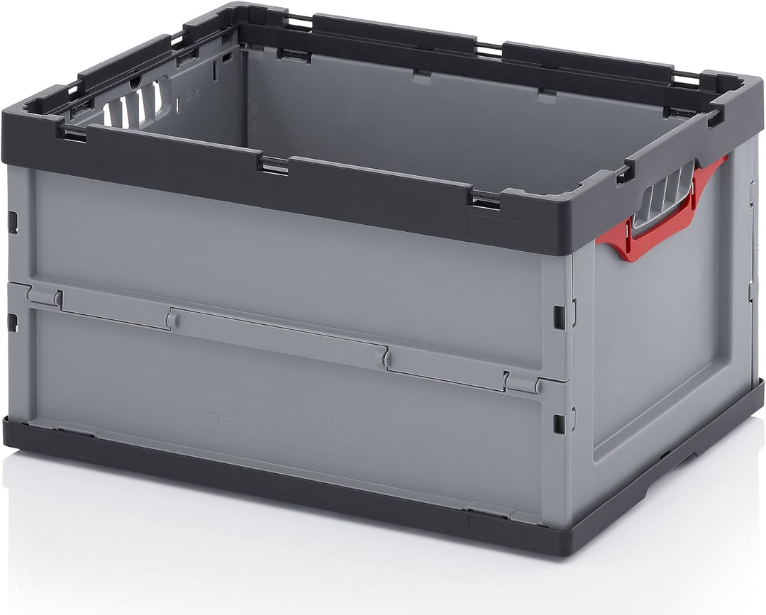 5x Profi-Faltbox 60 x 40 x 32 - Set mit 5 grossen Klappboxen Euroboxen klappbar 60x40x32