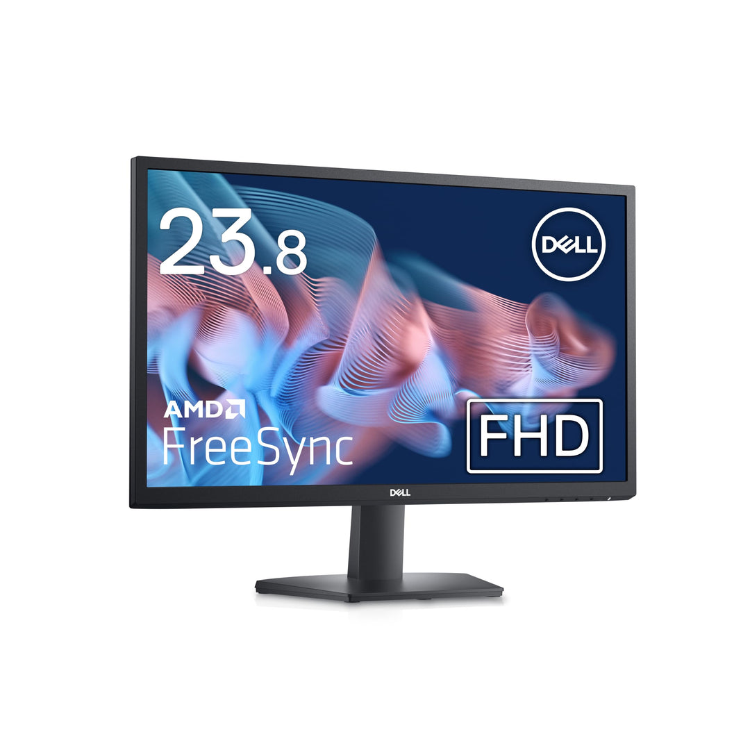 Dell Monitor, SE2422H, 23.8 Zoll, LED LCD, VA, 12ms, 75Hz, 250cd/m², VGA, HDMI, AMD FreeSync, 3Jahre