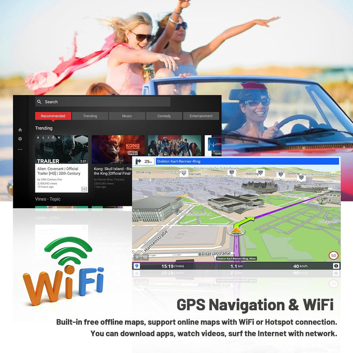 2+64GB DAB/DAB+ Autoradio für VW Golf 5 6 Polo Passat Skoda mit Wireless Apple Carplay Android Auto,
