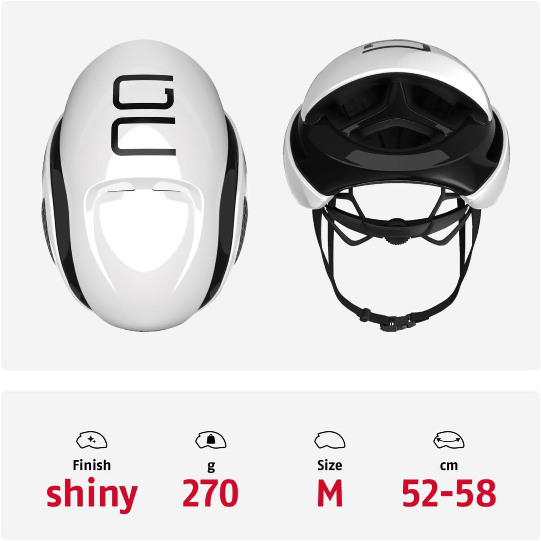 ABUS Rennradhelm GameChanger - Aerodynamischer Fahrradhelm mit optimalen Ventilationseigenschaften f
