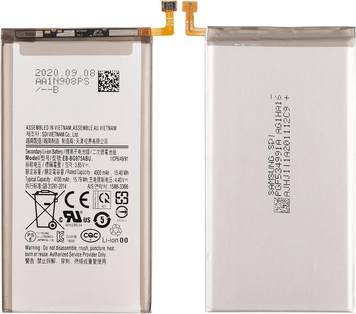 SwarKing Ersatz Akku Kompatibel mit Samsung Galaxy S10+ EB-BG975ABU with Toolkit