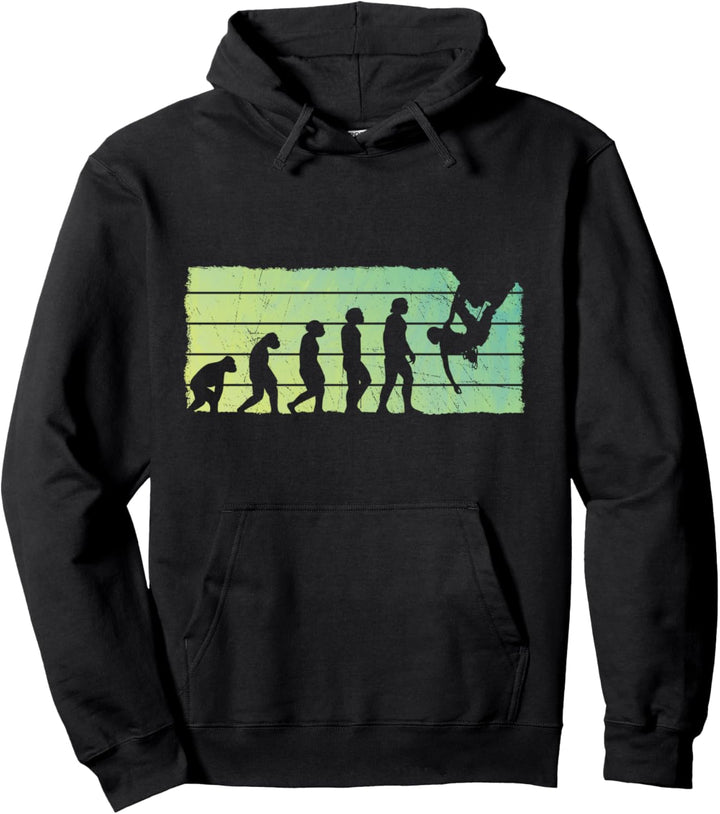 Klettern Evolution Kletterausrüstung Boulderer Kletterer Pullover Hoodie