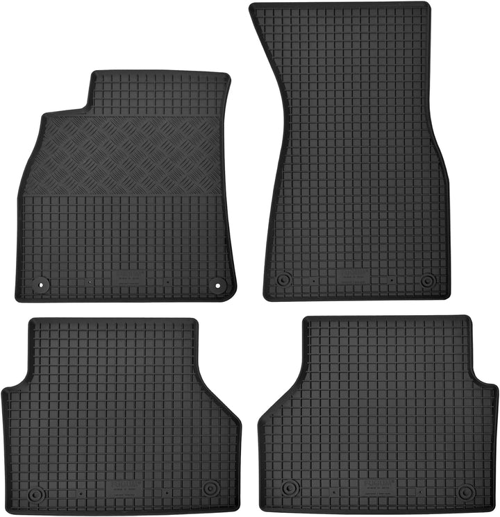 Stylisches Gummi- und Kofferraumwanne Set geeignet für Audi A6 C8 ab 2018 - Schützen und Aufwerten i