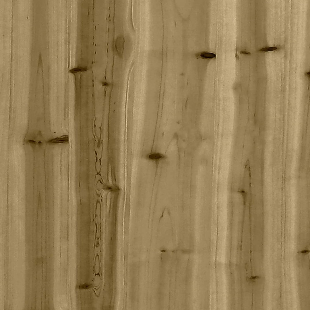Spielturm Braun 52.5 x 85 x 239 cm Massives imprägniertes Holz für Garten, Kinder, Outdoor, Klettert